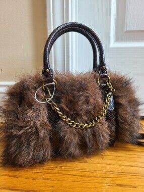 Steve Madden Fur Bag 🤎